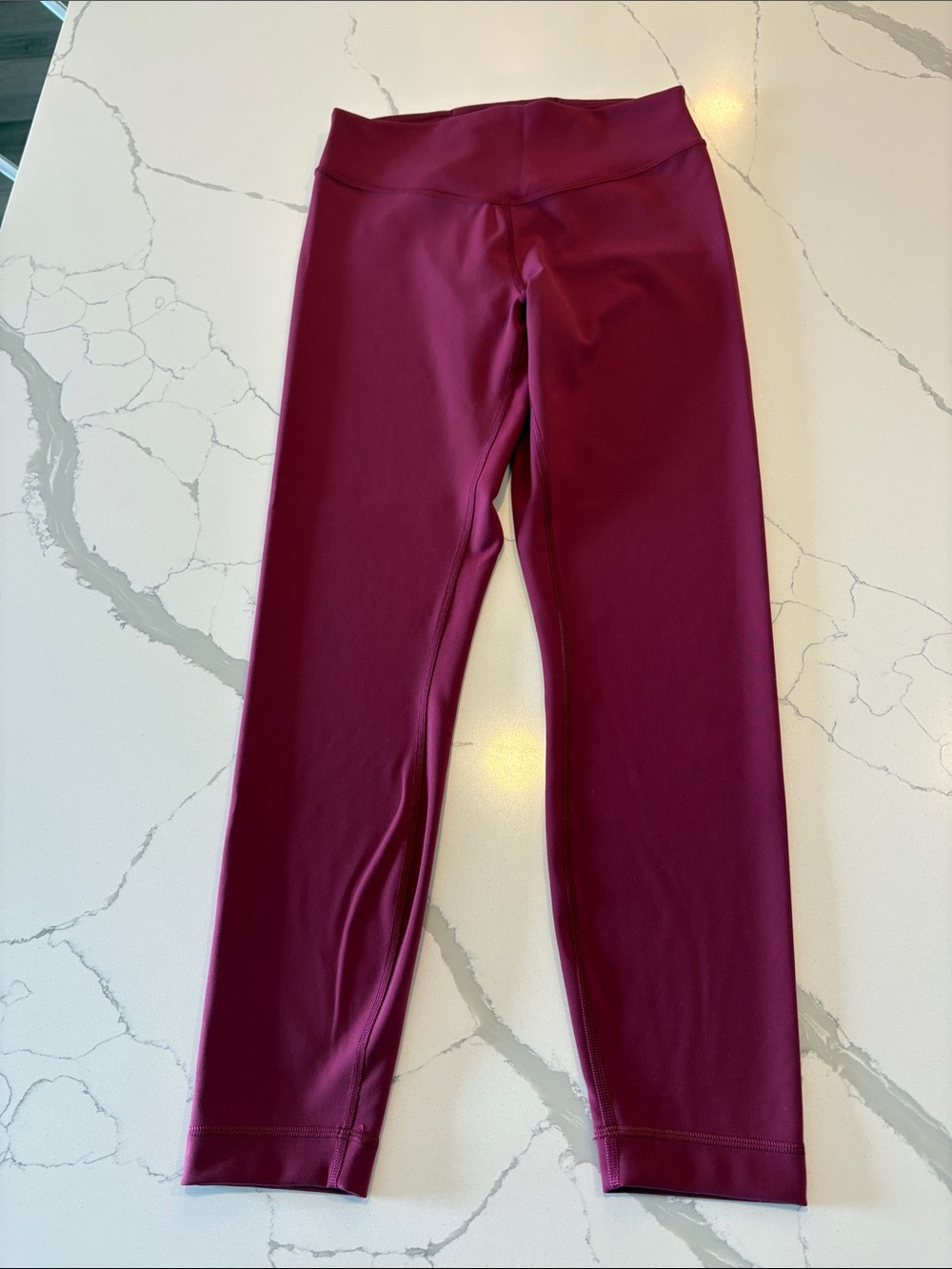Lululemon Wunder Under SmoothCover High-Rise Leggings 25” ~ 8 ~ Deep Luxe